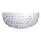 Hello Honey® 12" Clear Hobnail Round Glass Serving Bowl